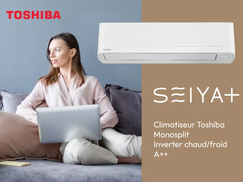 Climatiseur Toshiba Seiya + Inverter